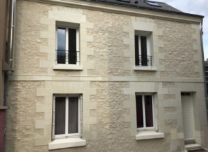 Rénovation de façade en pierre à Le Mesnil-Patry